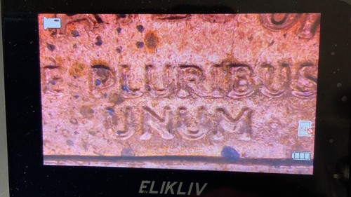 1984 D Penny Error Coin - Double Ear (DDO / DDR), Die Crack, - Picture 8 of 11