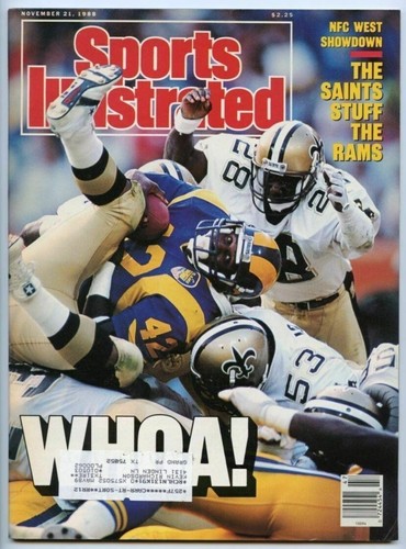 November 21, 1988 SAINTS AND RAMS Sports Illustrated