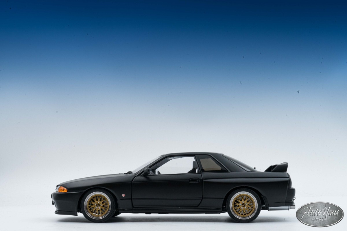 1/18 Autoart Nissan Skyline GTR R32 Matt Black 🤝ALSO OPEN
