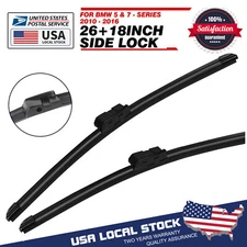 Front Windshield Wiper Blades Pair 26"+18" All Season For BMW 535i GT 2010-2017