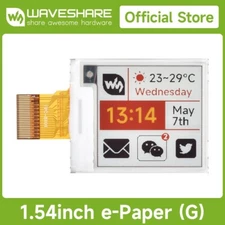 Waveshare 1.54inch E-Paper Display (G), E-ink Display For Raspberry Pi 200x200