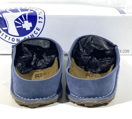 Birkenstock Zermatt Premium Kids Size 12 (EU30)N Fit Steel Blue Slippers - Picture 5 of 8
