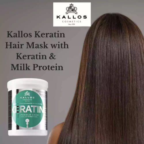 Kallos Keratin Hair Mask with Keratin and Milk Protein 1000ml UK - Picture 2 of 2