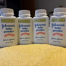 4- 1992 - Johnson's Baby Powder 1 1/2 oz Talc Fragrance Travel Size Made In USA