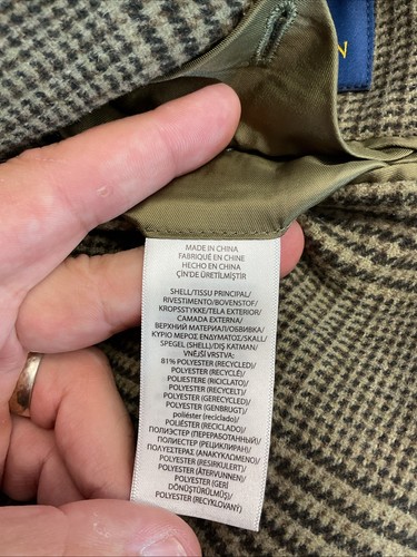 Polo by Ralph Lauren Tweed Sport Coat Blazer 40S Equestrian Old Money Classic - Picture 10 of 16