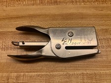 Vintage NEVA-CLOG N -C Model J-30 Hand Held Plier Style Stapler US Made Quality