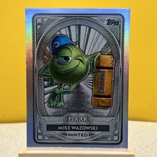 2025 Topps Disney Mint Mike Wazowski Silver #58 Monsters, Inc.