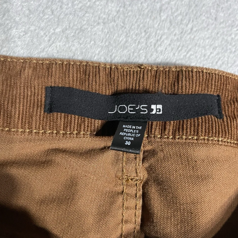 Joes Jeans Skinny Corduroy Brown Pants Suede Pocket Boho Casual - Image 4 of 4
