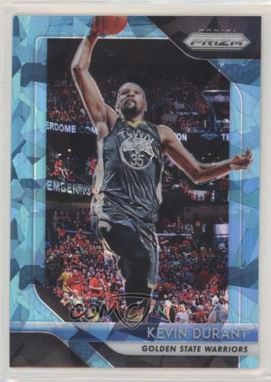 2018-19 Panini Prizm Blue Ice Prizm 25/99 Kevin Durant #252 00zd