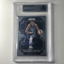 Napheesa Collier Signed 2022 Panini Prizm WNBA #22 BAS Auto Authentic Lynx RARE
