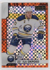 2017-18 O-Pee-Chee Platinum Orange Checkers /25 Kyle Okposo #134 05fy
