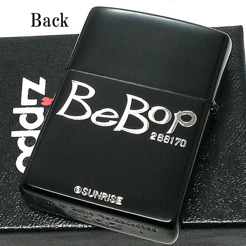 Cowboy Bebop Crew Silhouette Black Silver Zippo Oil Lighter MIB - Picture 3 of 6