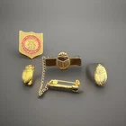 VTG Lot 1940s WW2 VFW MILITARY ORDER COOTIE COOTIETTE LAPEL PIN Brooch Scarab N7