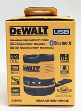 DeWalt DCR008 USB-C Rechargeable Mini Bluetooth Speaker