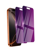 Ifaeveus 2 Pack Privacy Screen Protector for iPhone 16 Pro Max Purple