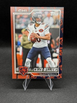 2026 Topps Flagship Caleb Williams Case Hit SSP Team Logo Border  Chicago Bears