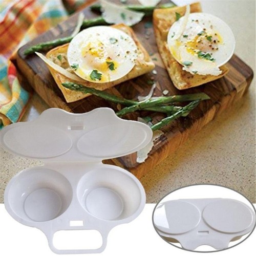 Eggs Tray Microwave Eggs Cooking Boxes Oven Eggs Steamers for Kitchen Cooking - Picture 6 of 8