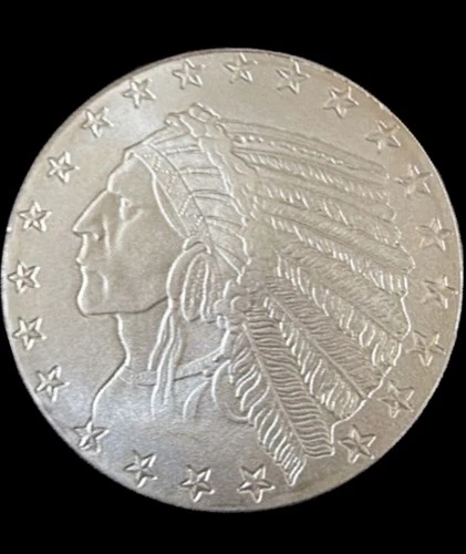 1914 Gold USA $5 Dollar Indian Head Half Eagle Coin