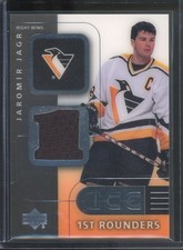 2001-02 Upper Deck Ice JAROMIR JAGR #F-JJ Jersey Patch Relic Penguins