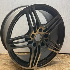 Used Porsche 997 Turbo 19x8.5 Et56 5x130 Gunmetal Gray Machined Face 997 352 156