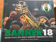 Banner 18 Boston Celtics 2024 NBA World Champions Commemorative Book