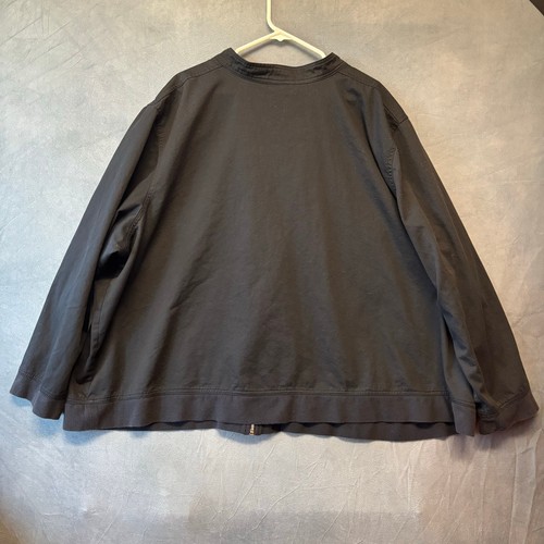 Liz & Me Sport Jacket Plus Size 5X 34/36 Mandarin Collar Crystal Studs Full Zip - Picture 2 of 9