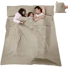 Lightweight Soft Travel Sleeping Bag Liner Bed Sheet With Compact Carry Bag