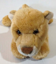 Vintage Gund Katia Lion Cub Baby Plush Tan Cat Stuffed Animal 12”