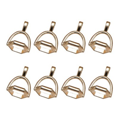  20pcs Alloy Hexagonal Prism Anhänger Anhänger Charms DIY Schmuck Herstellung