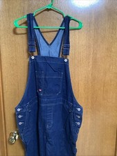Dickies Denim Bib Overalls Coveralls XL 32 inseam