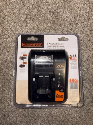 #ad BLACKDECKER 20 Volt or 12 Volt Lithium Ion Battery Charger New $13.00