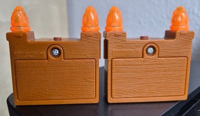 2x Imaginext Battle Castle light UP Torch Box Licht-/ Soundeffekte 4 Neuw. Akkus