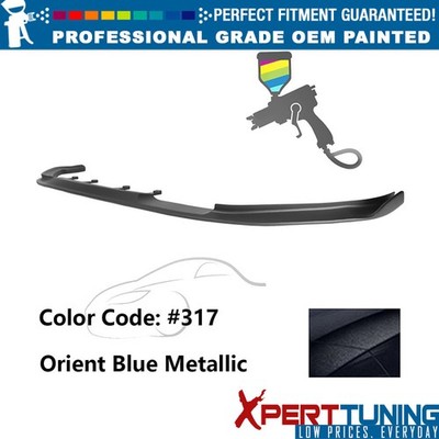 Fits 17-20 BMW G30 5 Series HM Style Front Lip Painted #317 Orient Blue Metallic