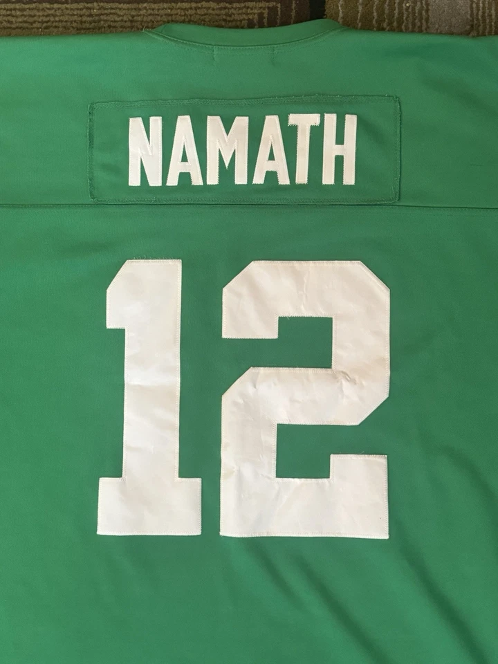 Camiseta Mitchell and Ness Joe Namath 1968 XXXL New York Jets retro Foto 3 de 4