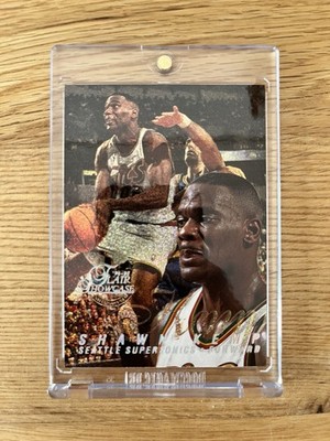 96-97 Flair Showcase - Shawn Kemp Row 0 Supersonics NBA Trading 