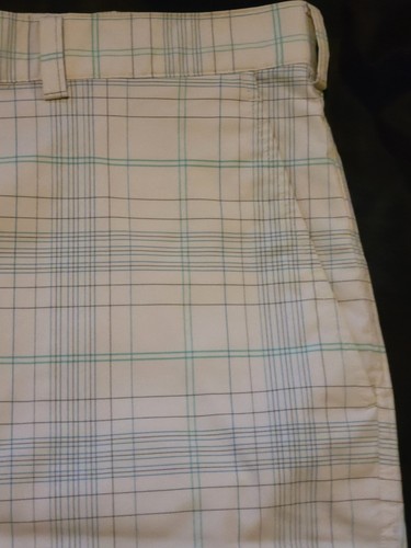 Nike Golf Mens 40 2 Pair Shorts Geometric Plaid Pattern EUC - Picture 14 of 20