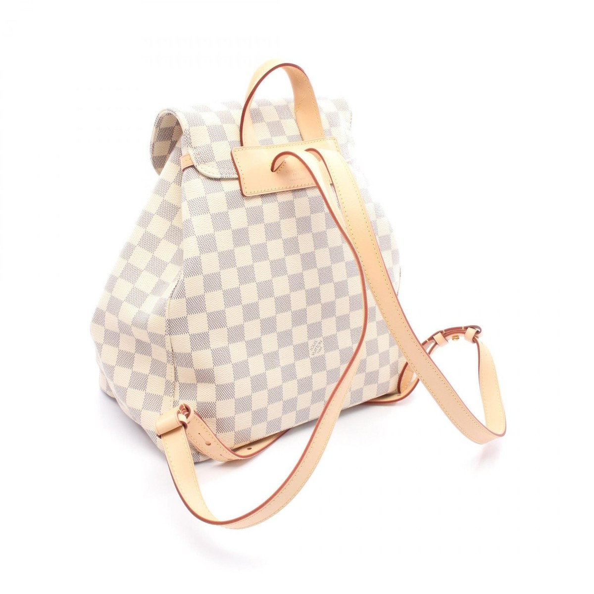LOUIS VUITTON Speron Backpack Daypack N41578 White Damier Azur Canvas Women LOUIS VUITTON Speron N41578 Backpack Â· Daypack white Women  main image 2