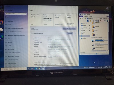 Notebook PACKARD BELL EasyNote 17'' Intel B960 8GB RAM 60GB SSD 300GB HD