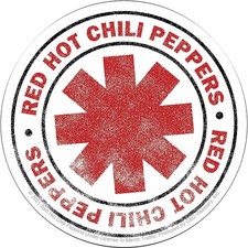 C D Visionary Red Hot Chili Peppers Faded Logo Sticker