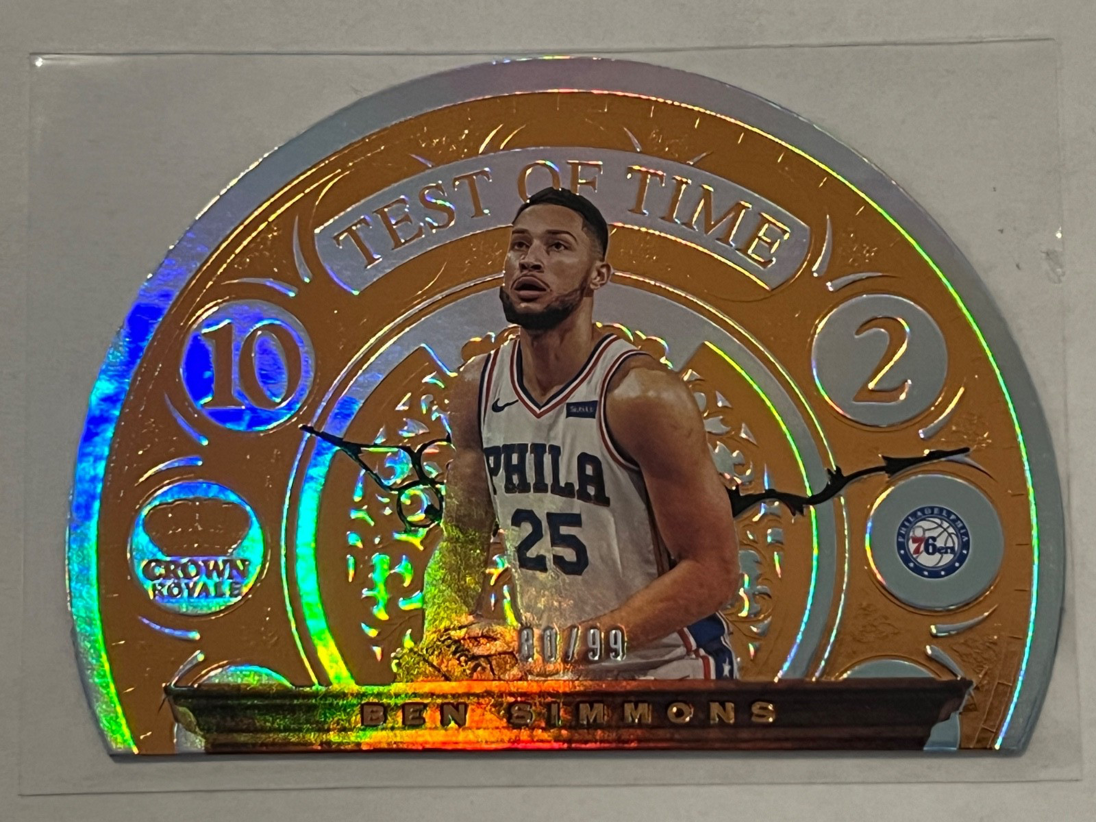 2020-21 Panini Crown Royale - Test of Time Ben Simmons #12 /99