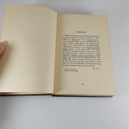 Essays über moderne Romanschriftsteller William Lyon Phelps 1910 Macmillan HC Ex-Bibliothek - Bild 10 von 15