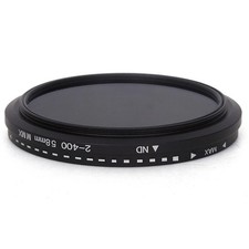 Variable ND Filter ND2-ND400 Adjustable Neutral Density Camera Lens Filter