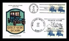 DR JIM STAMPS US COVER ELECTRIC AUTO TRANSPORTATION FDC COLLINS HAND PAINTED