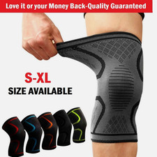 Knee Support Compression NHS Sleeve Brace Patella Arthritis Pain Relief Gym Pain