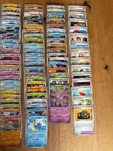 Pokemon 151 Masterset deutsch von 1 - 165 inkl. Holo Rare / ohne ex Karten NM - Bild 3 von 3
