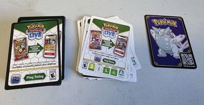 Pokémon TCG Redemption Codes X 40 plus