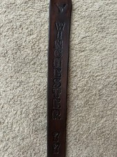 “WINCHESTER 77” Custom Leather Rifle Sling Hand Tooled And Made in the USA 🇺🇸