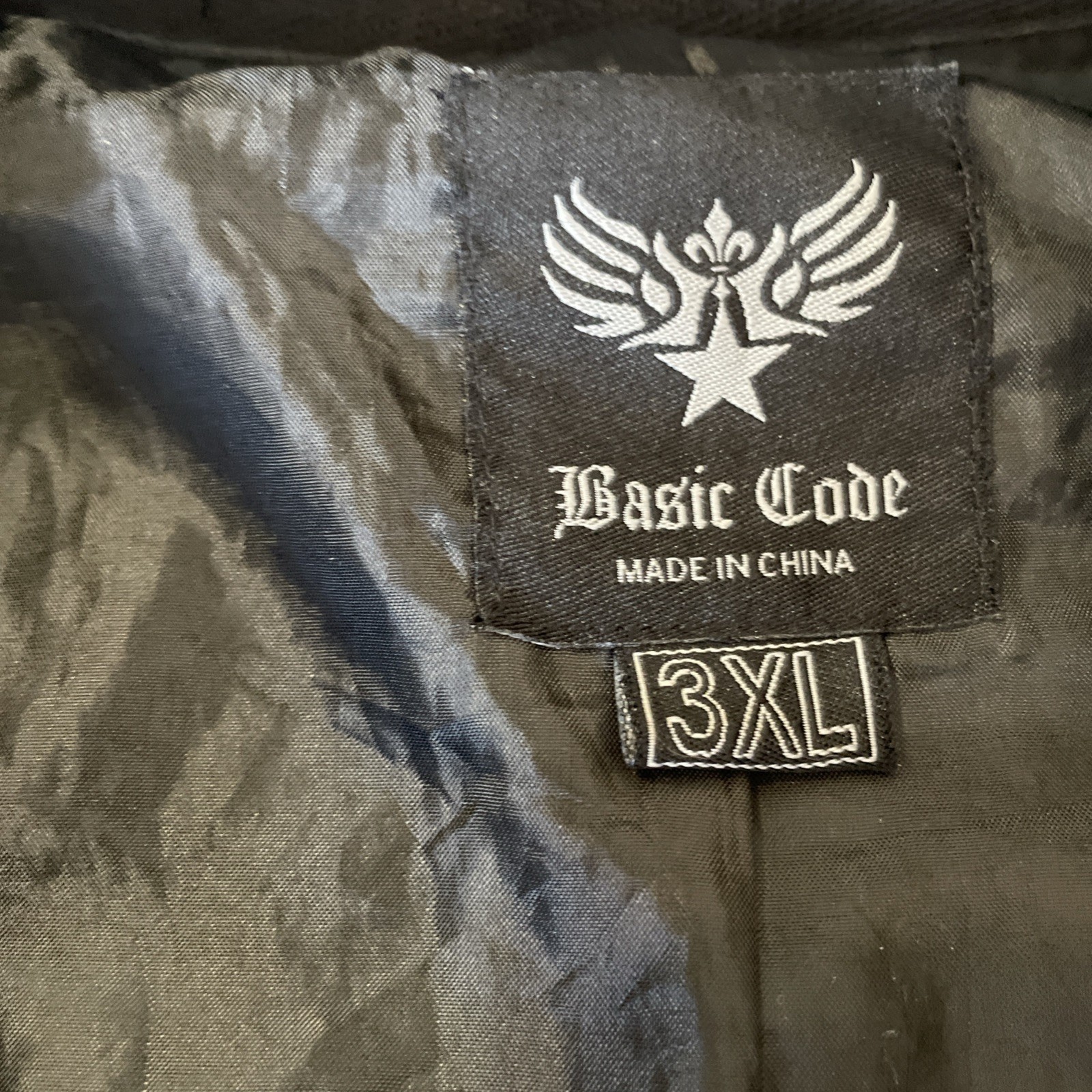 3XL Mens Basic Code hooded black  Coat Military Y… - image 7