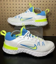 Nike Huarache 9 Elite TF LAX Lacrosse Shoes Turf Cleats FV6148-100 Mens Size 8