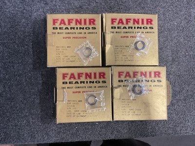 Lot of 4 Fafnir Bearings Super Precision AMV40K56 MRR 44181B NOS